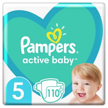 PAMPERS PAMPERS Plienky Active Baby 5 JUNIOR 11-16kg 110ks