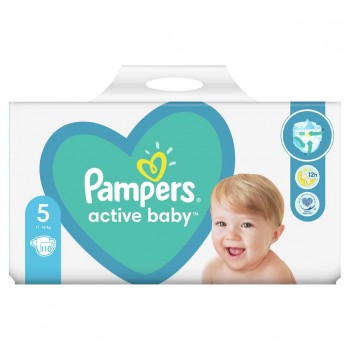 PAMPERS PAMPERS Plienky Active Baby 5 JUNIOR 11-16kg 110ks