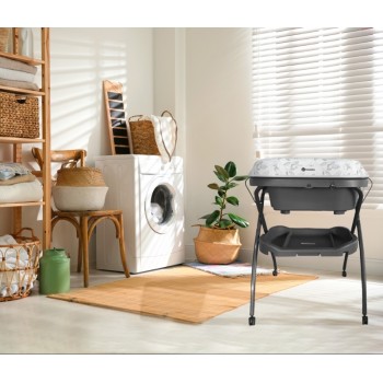 PETITEMARS PETITE&MARS Prebaľovací pult s vaničkou Spa 3v1 Grey