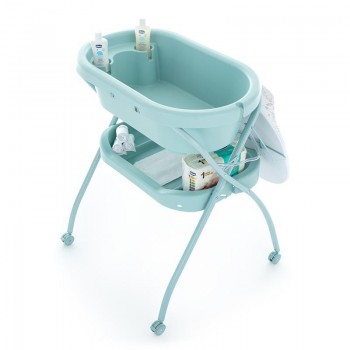 PETITEMARS PETITE&MARS Prebaľovací pult s vaničkou Spa 3v1 Mint