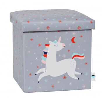 LOVE IT STORE IT - Box na hračky / stolička, Happy Kids - Unicorn