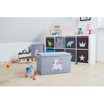 LOVE IT STORE IT - Truhlica na hračky s krytom, Happy Kids - Unicorn