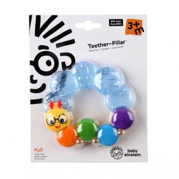 BABY EINSTEIN Hryzačka plnená vodou Teether-pillar™ modrá 3m+