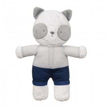 BABYMATEX Deka s hračkou Panda Grey 75 x 100 cm