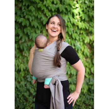 BOBA Nosič detí / šatka Wrap - Grey
