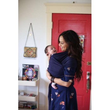 BOBA Nosič detí / šatka Wrap - Navy Blue
