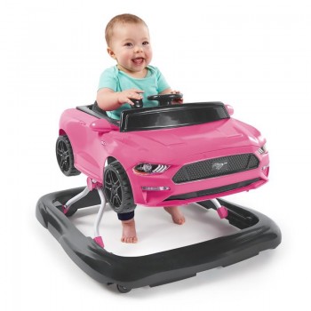 BRIGHT STARTS Chodítko 3v1 Ford Mustang Pink 6 m+, do 12 kg