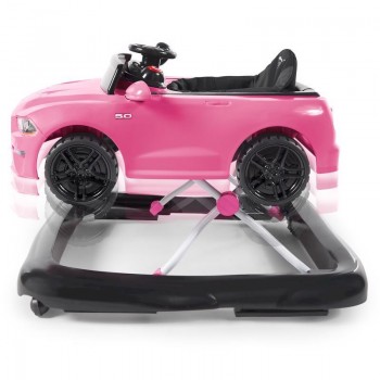 BRIGHT STARTS Chodítko 3v1 Ford Mustang Pink 6 m+, do 12 kg