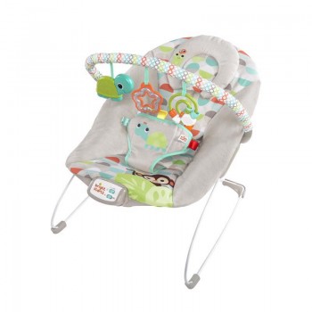 BRIGHT STARTS Lehátko vibrujúce s melódiou Happy Safari 0 m+, do 9 kg, 2019