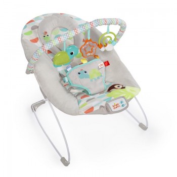 BRIGHT STARTS Lehátko vibrujúce s melódiou Happy Safari 0 m+, do 9 kg, 2019