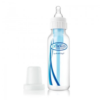 DR.BROWN'S Fľaša antikolik Options+ úzka 2x250 ml plast, modrá