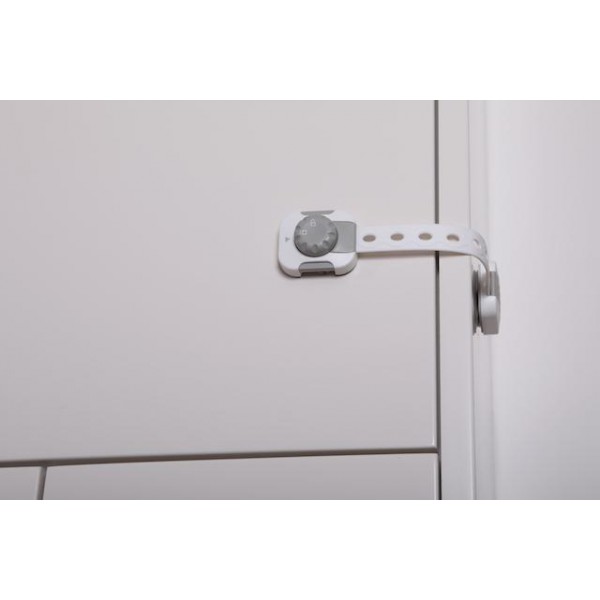 DREAMBABY Uzáver bezpečnostný univerzálny TWIST 'N LOCK 6 kusov šedá/biela DREAMBABY Uzáver bezpečnostný univerzálny TWIST 'N LOCK 6 kusov šedá/biela