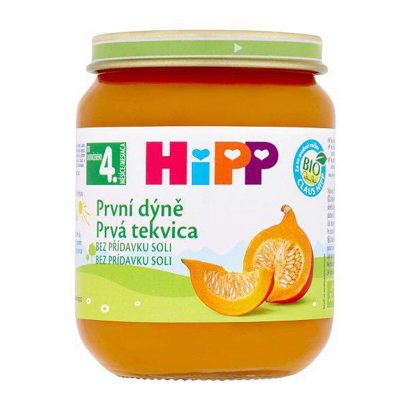 HiPP BIO Prvá tekvica (125 g) - zeleninový príkrm