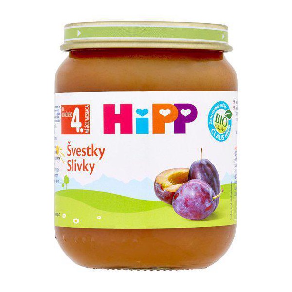 HiPP Príkrm ovocný BIO slivka 125g