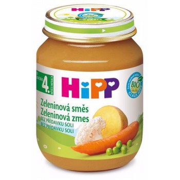 HiPP Príkrm zeleninový BIO Zeleninová zmes 125g