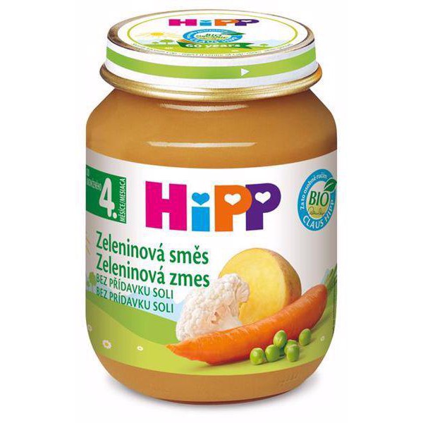 HiPP Príkrm zeleninový BIO Zeleninová zmes 125g