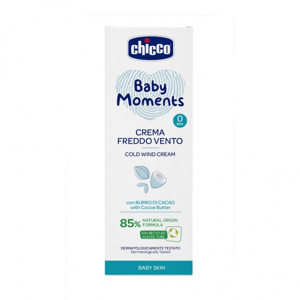 CHICCO Krém ochranný do chladného počasia bez parabénov Baby Moments 50 ml CHICCO Krém ochranný do chladného počasia bez parabénov Baby Moments 50 ml