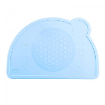 CHICCO Prestieranie silikónové, modrozelená 18m+