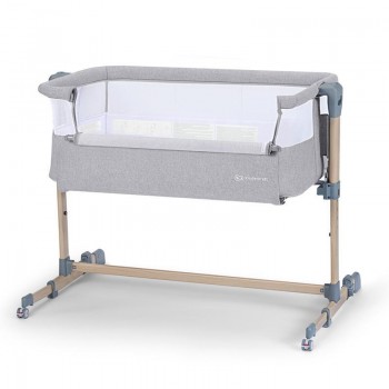 KINDERKRAFT Postieľka detská polohovateľná Neste Air Grey Wood, Premium