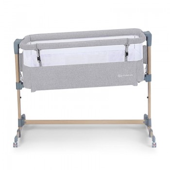 KINDERKRAFT Postieľka detská polohovateľná Neste Air Grey Wood, Premium
