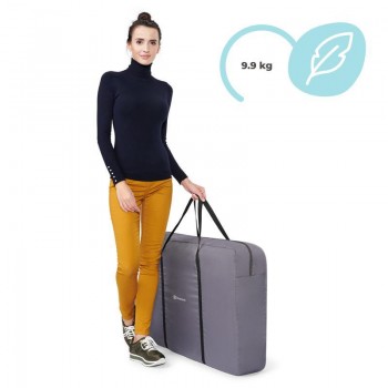 KINDERKRAFT Postieľka detská polohovateľná Neste Air Grey Wood, Premium