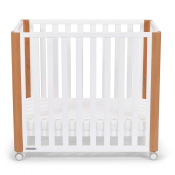 KINDERKRAFT Postieľka drevená Koya s funkciou ohrádky vrátane matraca White, Premium