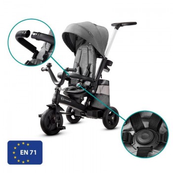 KINDERKRAFT Trojkolka Easytwist Platinum Grey, Premium