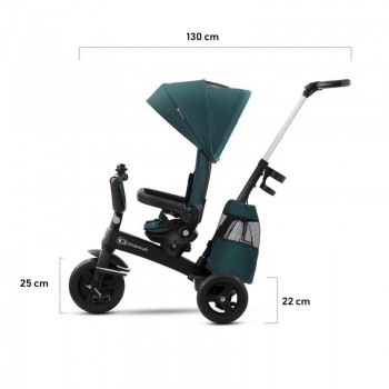 KINDERKRAFT Trojkolka Easytwist Platinum Grey, Premium