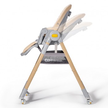KINDERKRAFT Stolička jedálenská Lastree Wood, Premium