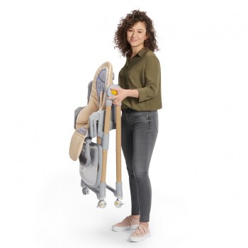 KINDERKRAFT Stolička jedálenská Lastree Wood, Premium