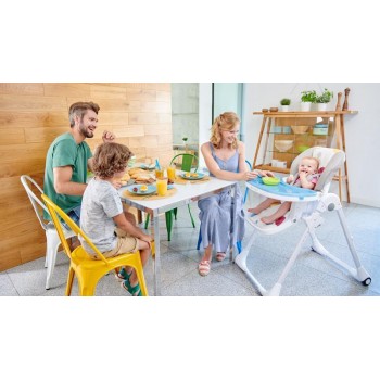 KINDERKRAFT Stolička jedálenská Yummy Grey