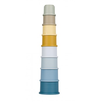 LITTLE DUTCH Kelímky stohovacie Blue
