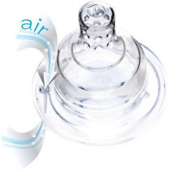 LOVI Cumlík na fľašu silikónový Super Vent mini 2 ks