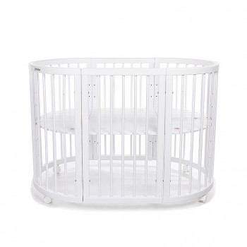 MIMIKO Postieľka okrúhla 9v1 Round White