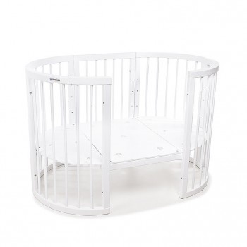 MIMIKO Postieľka okrúhla 9v1 Round White