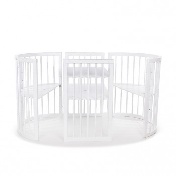 MIMIKO Postieľka okrúhla 9v1 Round White