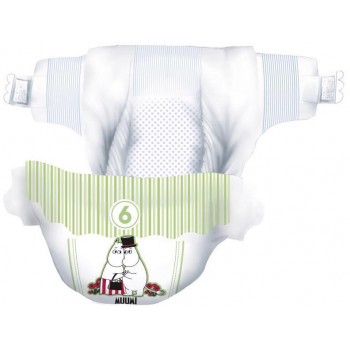 MUUMI Baby Plienky jednorazové 6 (12-24 kg) 36 ks