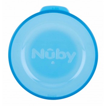 NUBY Hrnček Tritan netečúci s uškami 360°, 6 m+ modrý