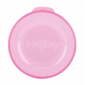 NUBY Hrnček Tritan netečúci s uškami 360°, 6 m+ ružový