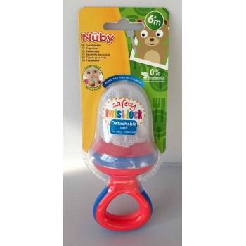 NUBY Sieťka na kŕmenie 6 m+ červená