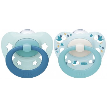NUK Cumlík Signature 0-6m box chlapec 2 ks