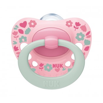 NUK Cumlík Signature 6-18m box sv.ružový