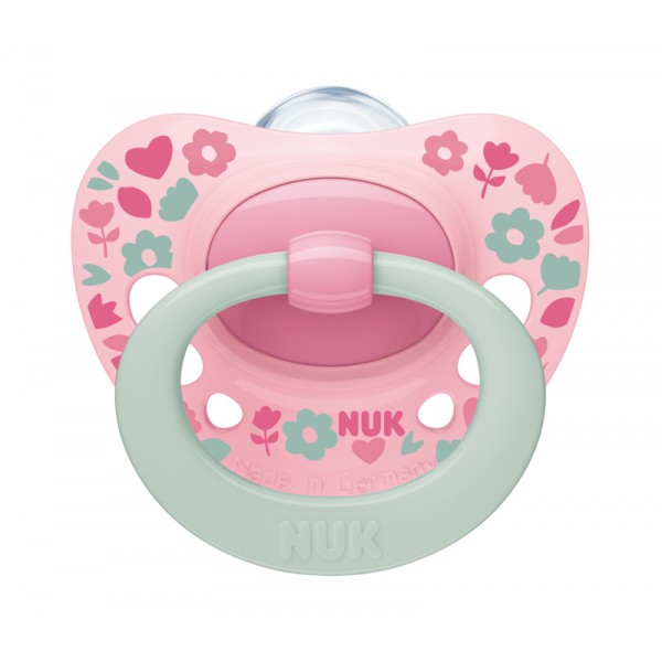 NUK Cumlík Signature 6-18m box sv.ružový