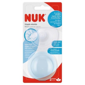 NUK Prsné klobúčiky SI + box, 2 ks, M