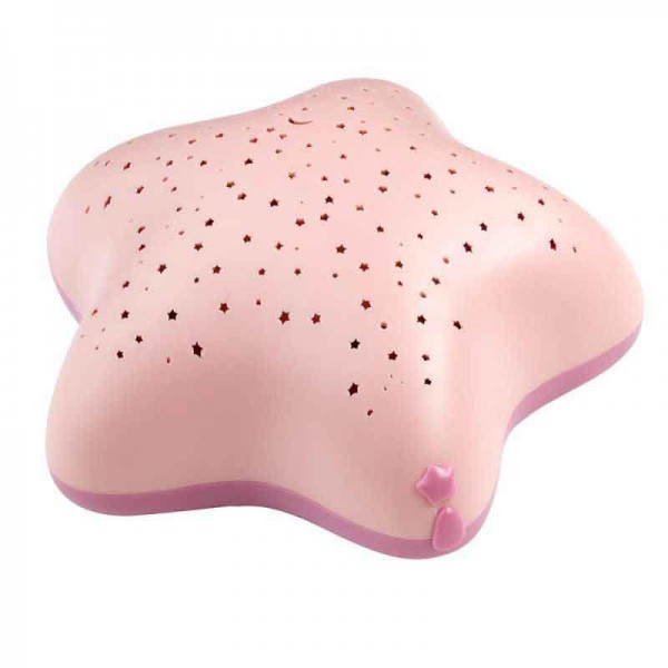 PABOBO Magický hviezdny projektor nočnej oblohy s melódiou na batérie - Star Pink PABOBO Magický hviezdny projektor nočnej oblohy s melódiou na batérie - Star Pink