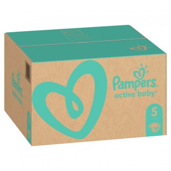 PAMPERS Active Baby Plienky jednorazové 5 (11-16 kg) 150 ks - MESAČNÁ ZÁSOBA