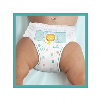 PAMPERS Pants Nohavičky plienkové jednorazové 3 (6-11 kg) 62 ks - JUMBO PACK