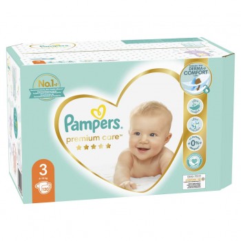 PAMPERS Premium Care Plienky jednorazové 3 (6-10 kg) 120 ks