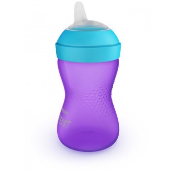 Philips AVENT Hrnček 300 ml Grippy s mäkkým náustkom dievča