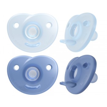 Philips AVENT Cumlík 0-6m Soothie chlapec 2 ks